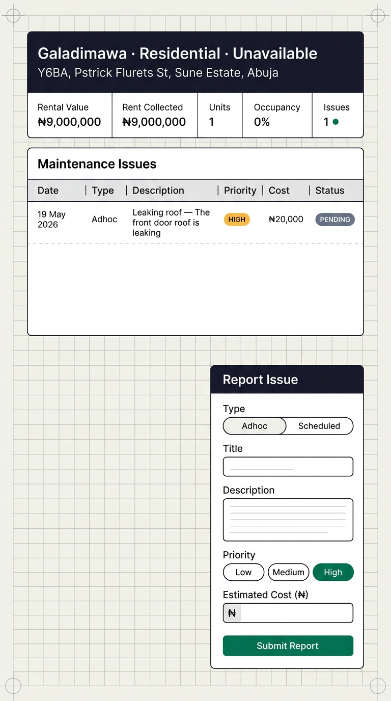 Xtate maintenance control